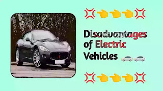 Disadvantages of electric cars