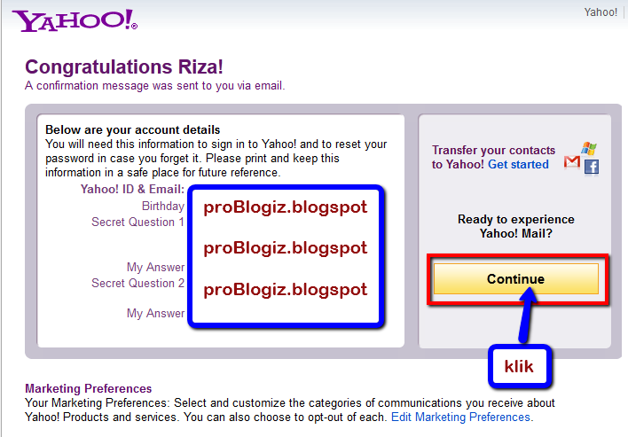 Panduan Lengkap Cara Membuat E-mail Yahoo  ProBlogiz