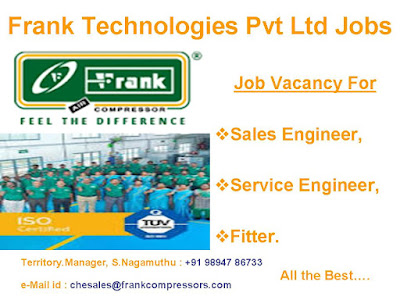 Frank Technologies Pvt Ltd Jobs