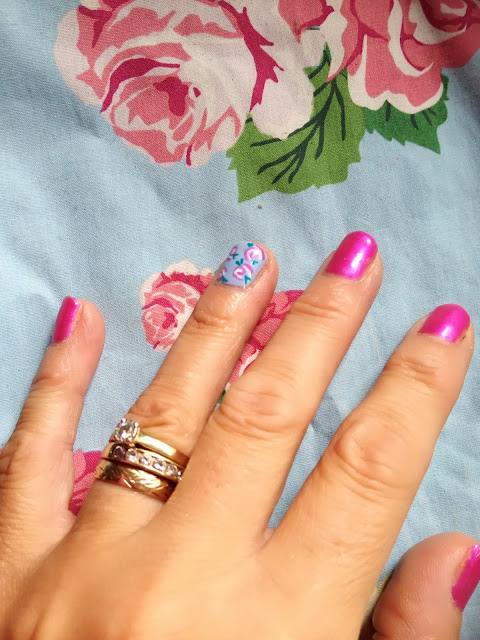 Cath Kidston inspired nails