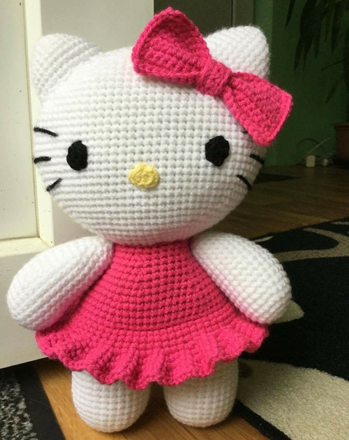 Big Hello Kitty - Free Pattern