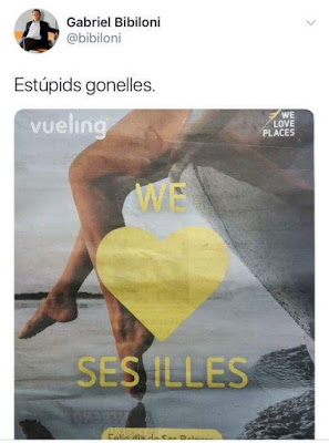 Gabriel Bibiloni, baleares, vueling, estúpids gonelles