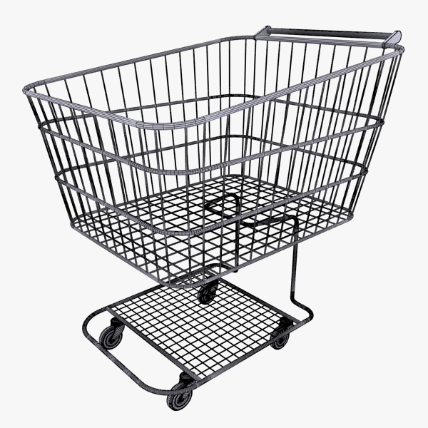 Shopping Cart 3D Model