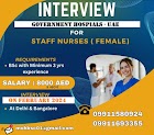 Urgently Required Nurses for Government Hospitals in UAE