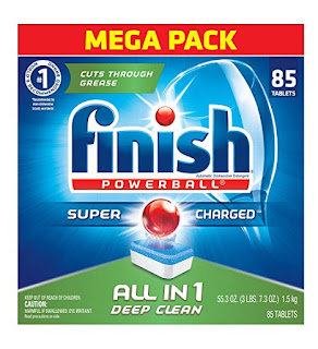 Finish powerball super charged dish washing tablet