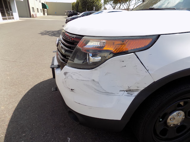 2015 Ford Explorer- Before work was done at Almost Everything Autobody