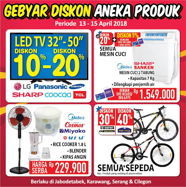 Harga Promo HYPERMART JSM Akhir Pekan 13 - 15 April 2018