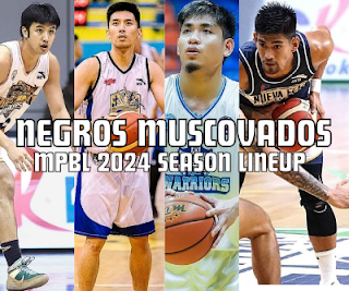 MPBL 2024 Season: Negros Muscovados Lineup, Roster and Players