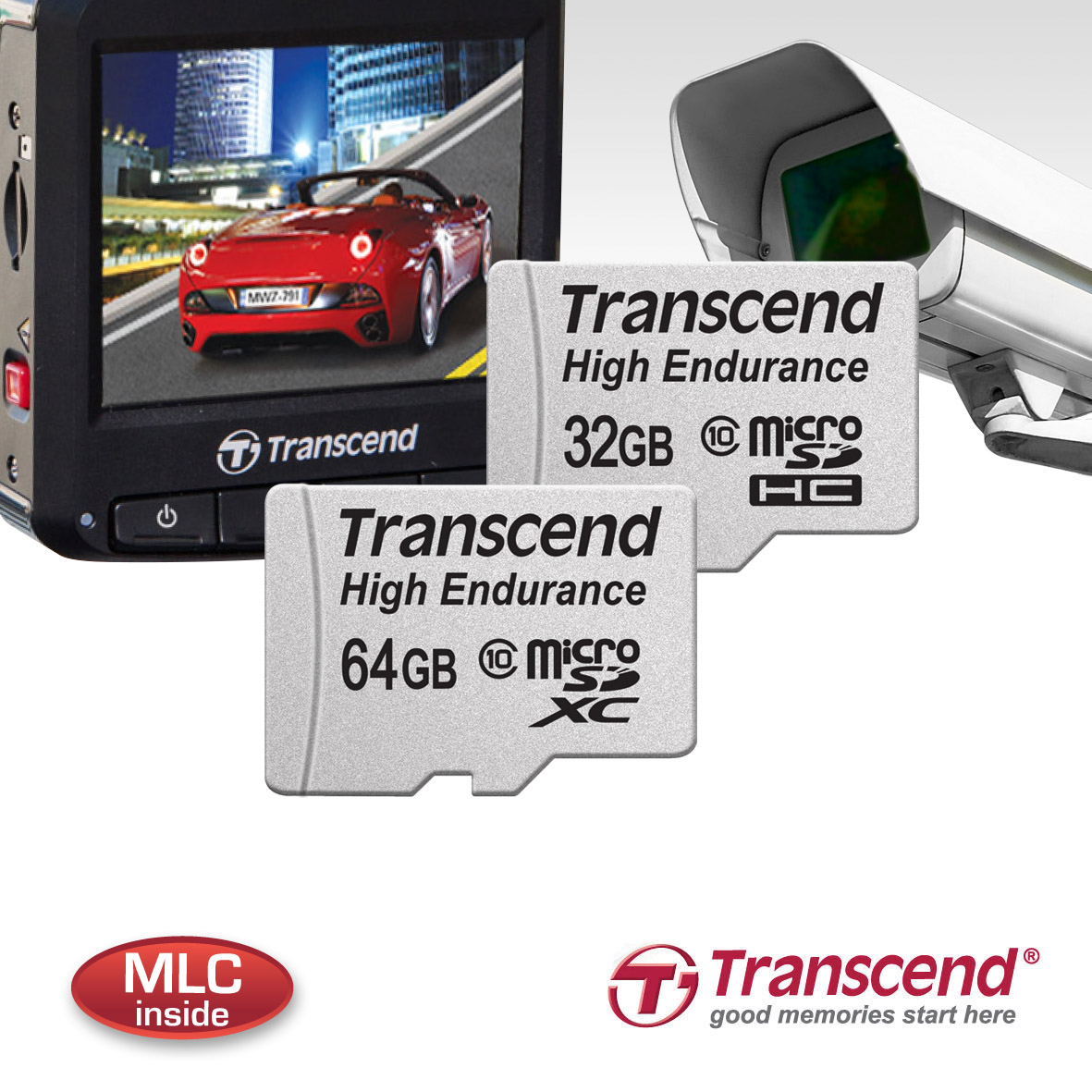 Transcend High Endurance microSDHC/SDXC Memory Cards