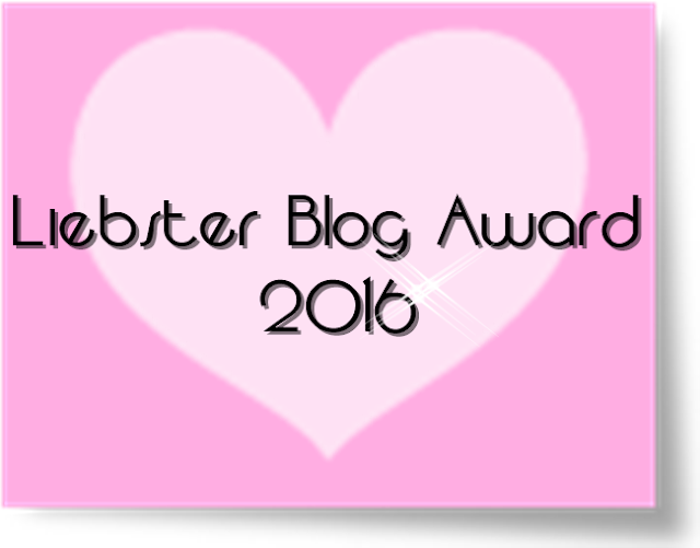 LIEBSTER BLOG AWARD 2016 