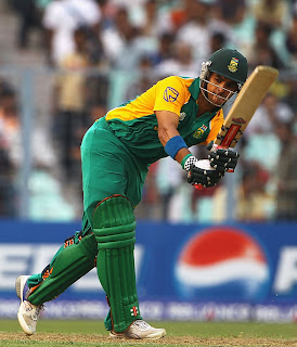 JP Duminy played an outstanding innings before being out at nervous 99, Ireland v South Africa, Group B, World Cup, Kolkata, March 15, 2011