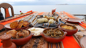 Bolivian Food, Isla del Sol, Lake Titicaca, Bolivia