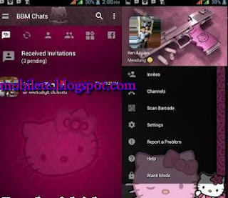 Download BBM Mod Hello Kitty Apk Versi Update Terbaru