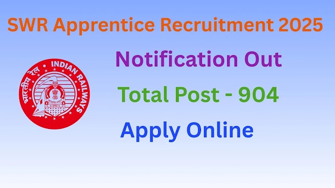 South Western Railway Apprentice Recruitment 2025, Apply For