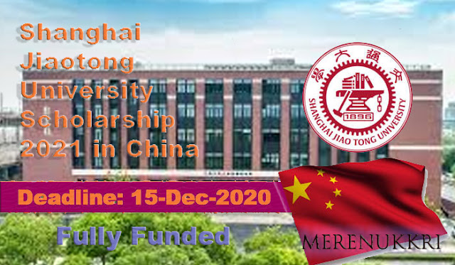 200 Shanghai Jiaotong University Scholarship 2021 | Fully Funded