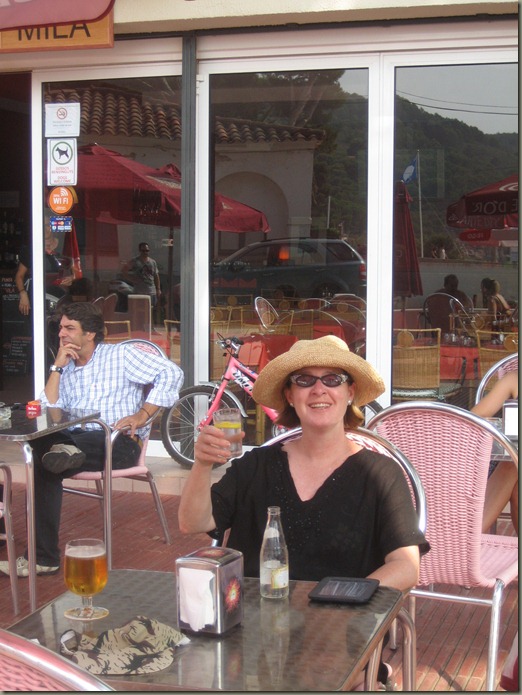 Mary at the Lesbian Cafe L'Escala