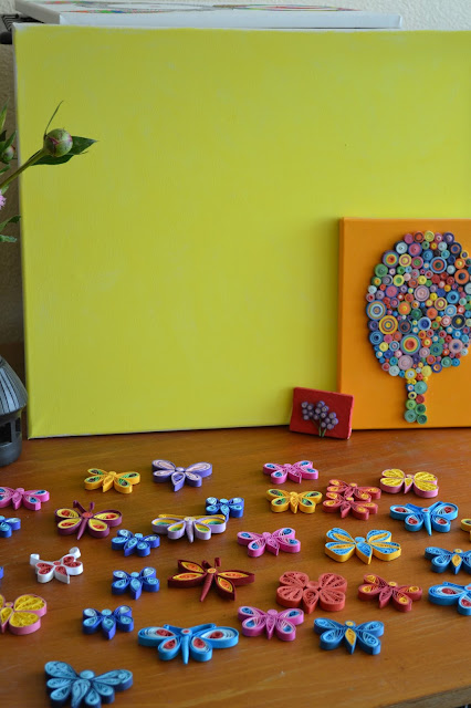 Circul Magic: Fluturi Quilling