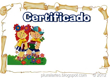 Certificado Pré branco