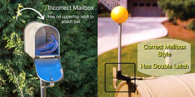 Mailbox Ball Flag Automatic Visual Mail Signal Reviewed
