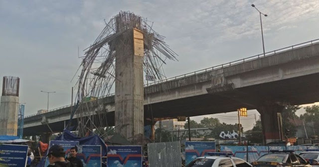 Tiang Girder Tol Becakayu Roboh, Begini Kondisi Korban