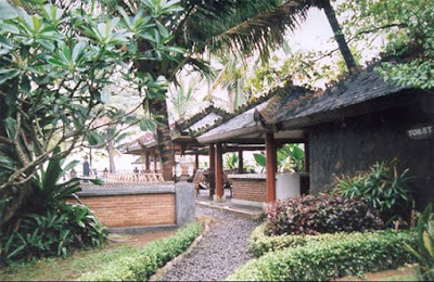 Gazebo beside the Swiming Pools at Nuansa Bali Hotel Anyer