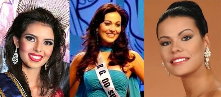 Misses Universo Brasil 2000,2001 e 2002