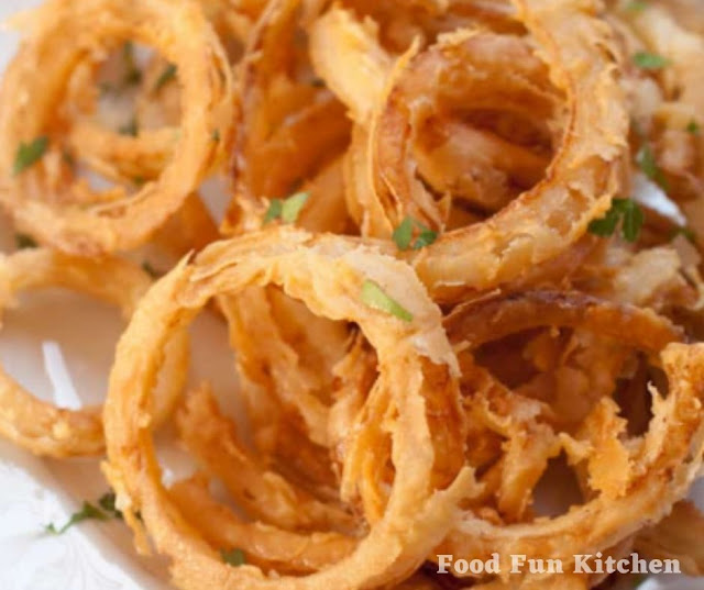 HOMEMADE ONION RINGS