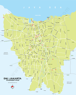 Jakarta Indonesia maps