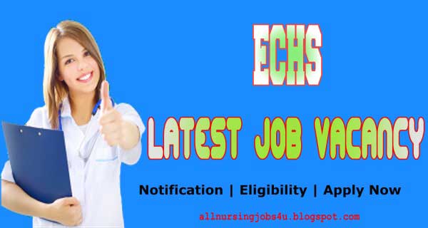 ECHS Recruitment 2021 Notification