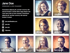 Modern Team Page