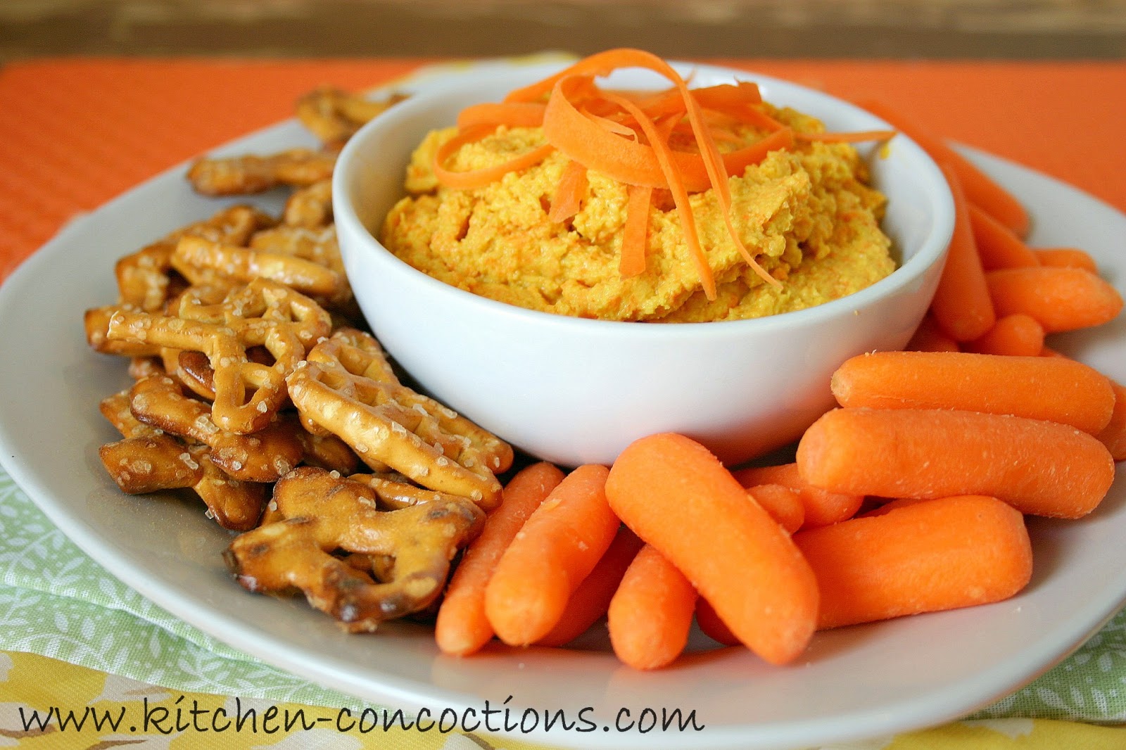 Carrot Hummus Kitchen Concoctions