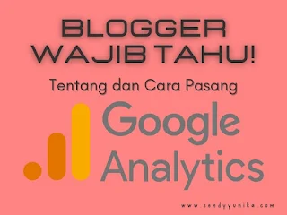 Pasang Google Analytics