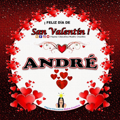 Feliz Día de San Valentín - Nombre André