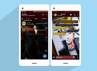 tema whatsapp keren naruto