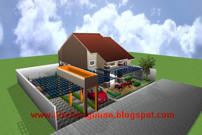 Desain Rumah  Taman on Desain Rumah Ibu Riri   Desain Rumah Dan Taman Minimalis   Sm   Biro