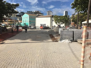 Fotos atualizadas das obras de requalificação na Rua Guedes Cabral (29/12/2015)