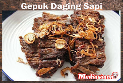 Gepuk Daging Sapi khas Sunda