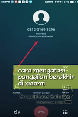 cara mengatasi panggilan berakhir di xiaomi