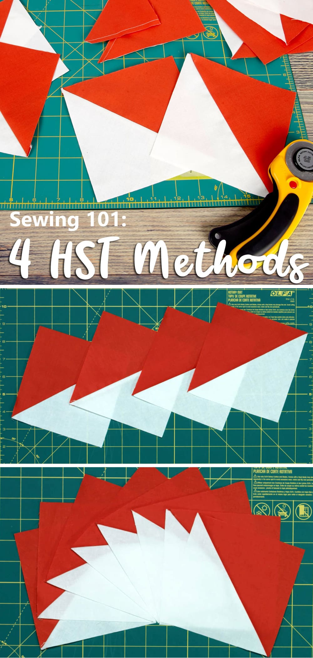 4 Half Square Triangle (HST) Methods
