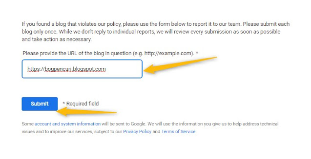Cara Melaporkan Blog Copas Ke Google DMCA