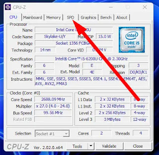 Cara Cek Slot Ram Laptop Lewat CPU-Z