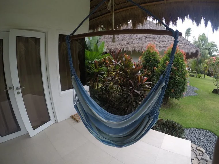 Hammock outside the room at Atmosphere Resorts & Spa