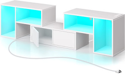 Deformable TV Stand with LED Strip