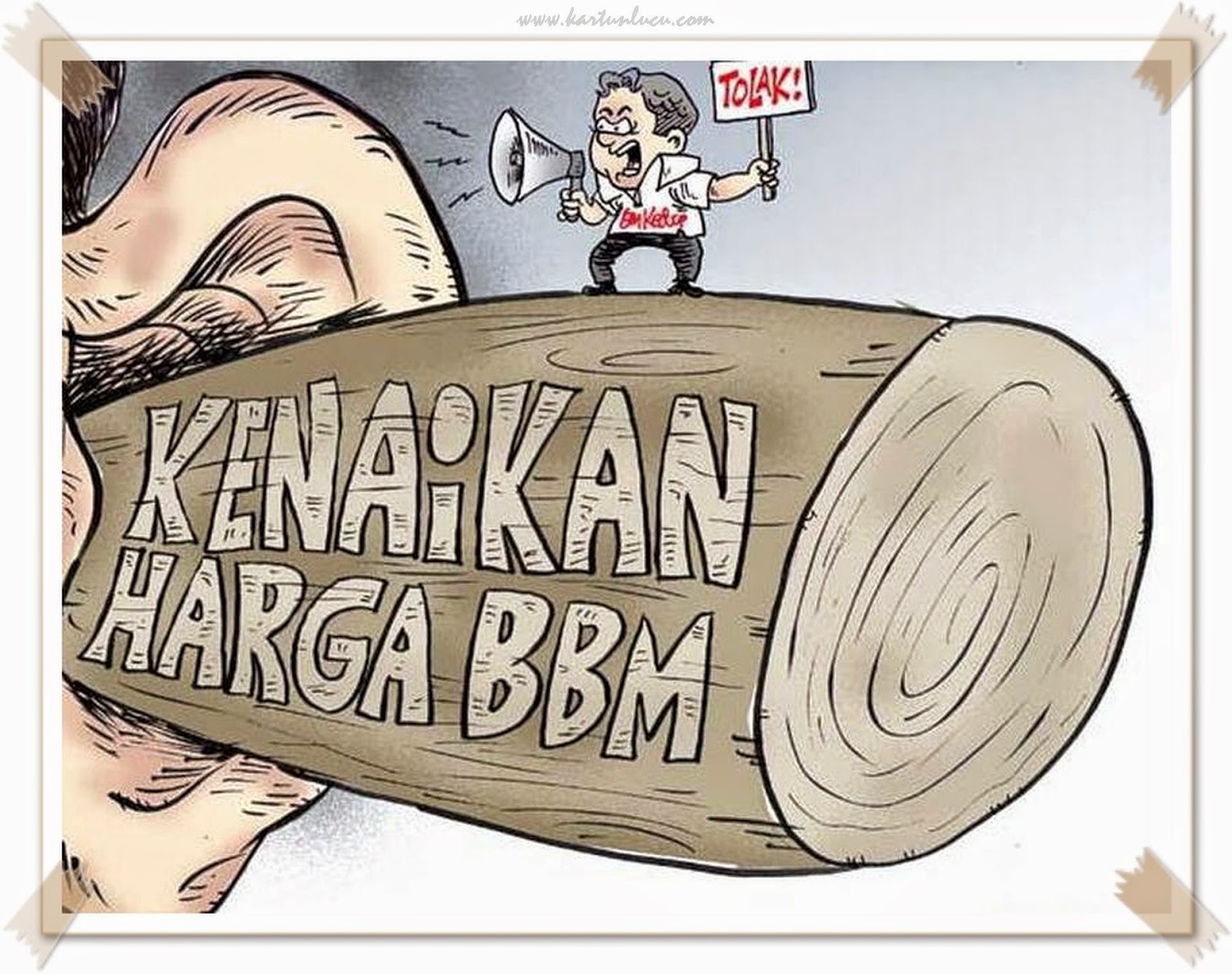 Gambar Lucu Harga Bbm Naik