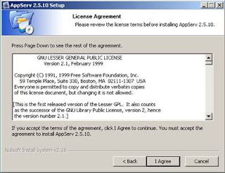 Cara Install AppServ 2.5.10