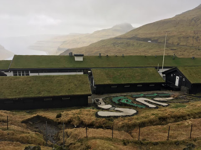 Faroe Islands Minigolf course in a prison. Photo by Kevin Moseley 2018