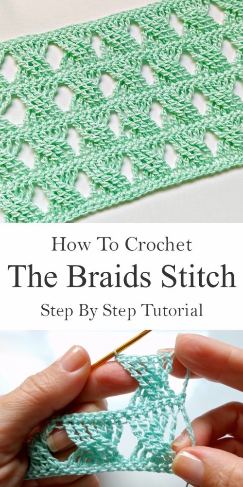 The Braids Stitch - Free Crochet Tutorial