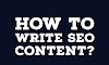 How to Write SEO Content?