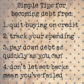 budgeting for financial security: simple tips for becoming debt free