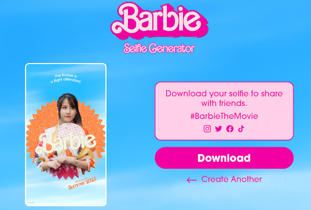 Cara Edit Foto Ala Poster Film Barbie Menggunakan Barbie Selfie Generator
